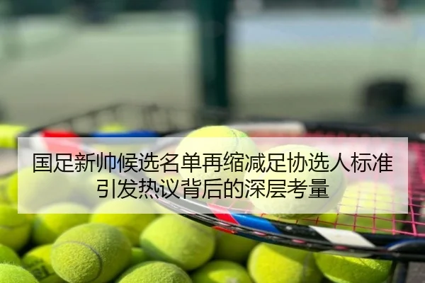 国足新帅候选名单再缩减足协选人标准引发热议背后的深层考量